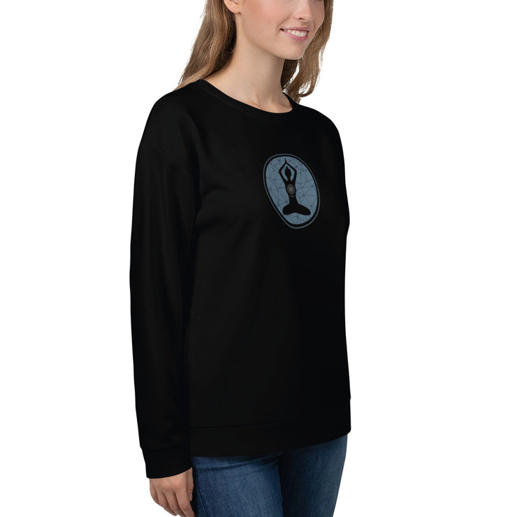 LSB "Lujann Girl" Classic Crewneck Sweatshirt in Blue Stone