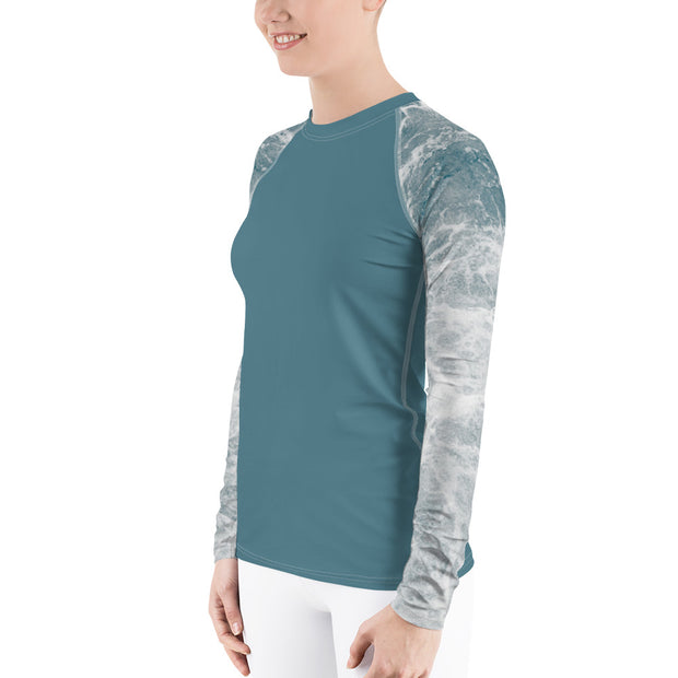 "Meditation Waves" Land & Sea Fitness Top