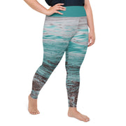 Athleisure Plus Size Leggings with great prints and colorful patterns like Athleisure leggings by Lululemon Athletica, Fabletics, Sweaty Betty, Under Armour, Nike and Adidas 