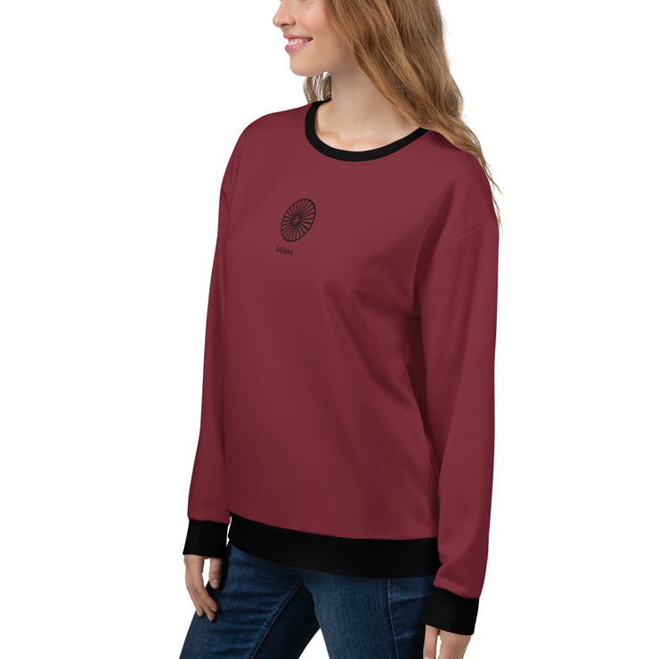 LSB "Classic" Pullover Fitness Sweatshirt in Biking Red