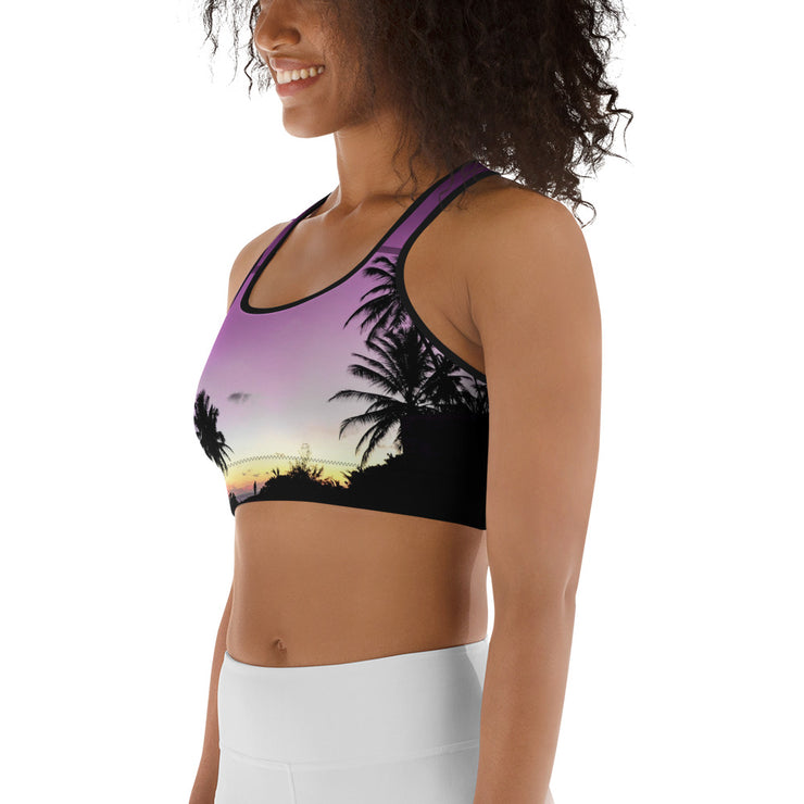 "Glorious Sunset" Unpadded Fitness Bra