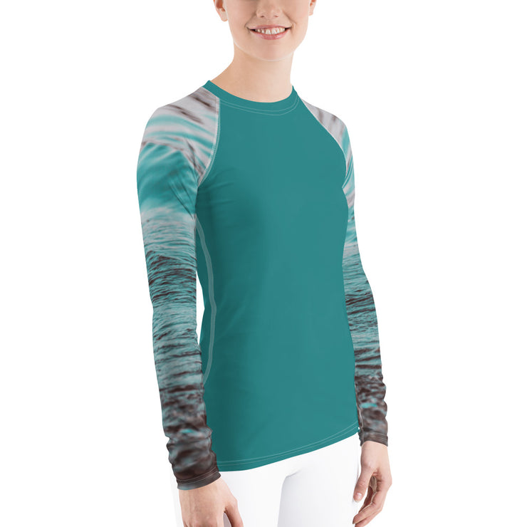 "Evening Tide" Land & Sea Fitness Top