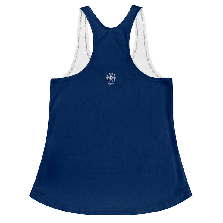 "Happy Camper" Racerback Fitness Tank Top