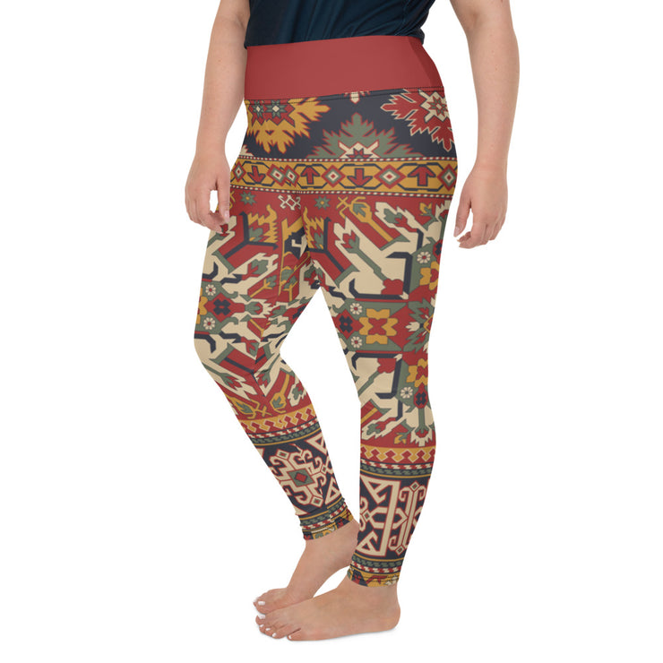 Athleisure Plus Size Leggings with great prints and colorful patterns like Athleisure leggings by Lululemon Athletica, Fabletics, Sweaty Betty, Under Armour, Nike and Adidas 