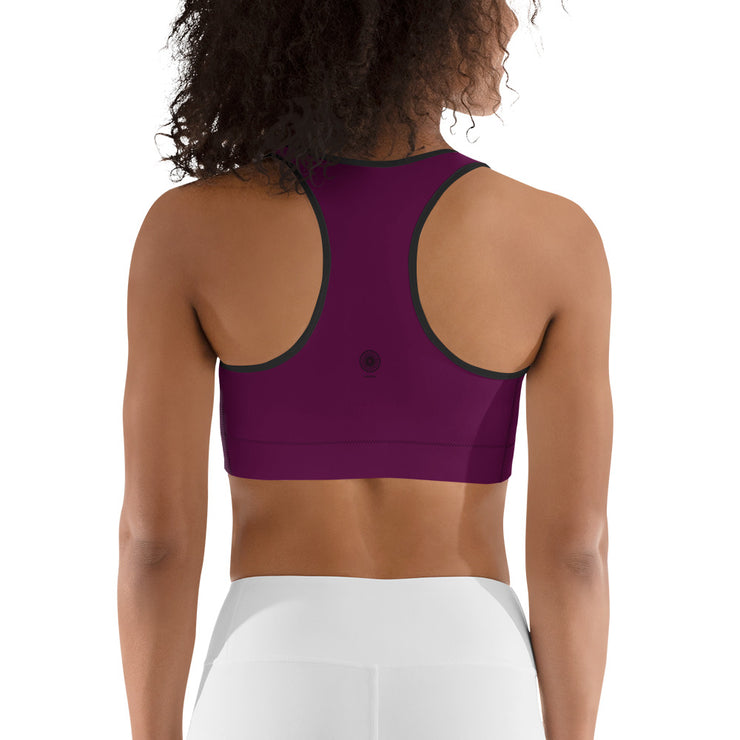 LSB Unpadded Fitness Bra in Tyrian Purple