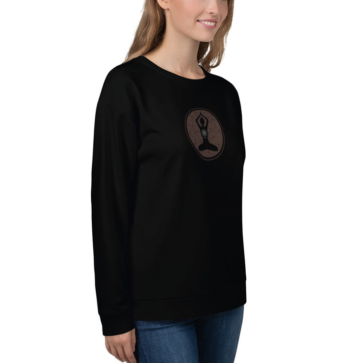 LSB "Lujann Girl" Classic Crewneck Sweatshirt in Chicory Coffee