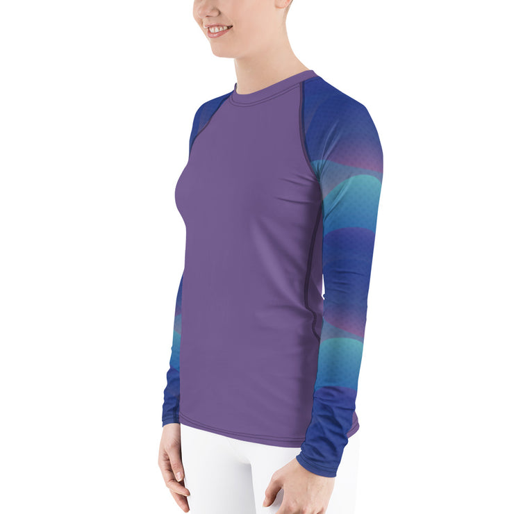 "Sonic Waves" Land & Sea Fitness Top