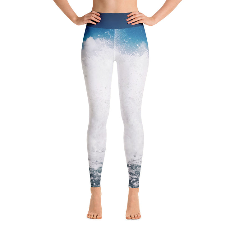 Activewear Athleisure Yoga Leggings similar to athleisure yoga leggings by Lululemon Athletica, Fabletics, Sweaty Betty, Under Armour, Nike, Nordstrom and Adidas for yoga, fitness, Pilates, workouts in moisture-wicking fabric, high fashion prints and bright colors for hiking, camping, surfing, running, swimming, snorkeling, and other outdoor activities as well as lounging, meditation, stretching and relaxing, all for the city girl