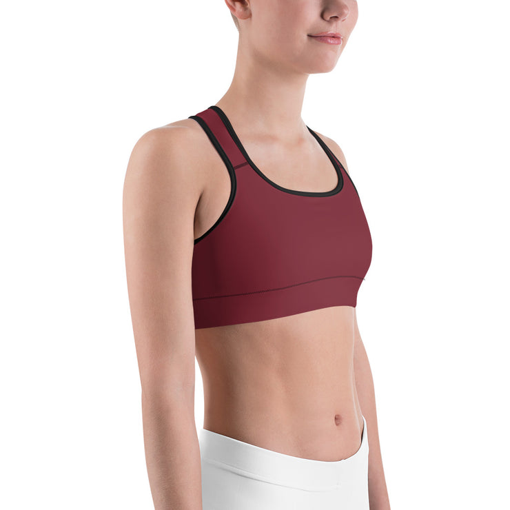 LSB Unpadded Fitness Bra in Biking Red