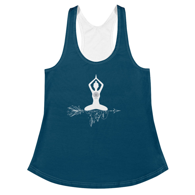 "Arrow Heart" Racerback Fitness Tank Top