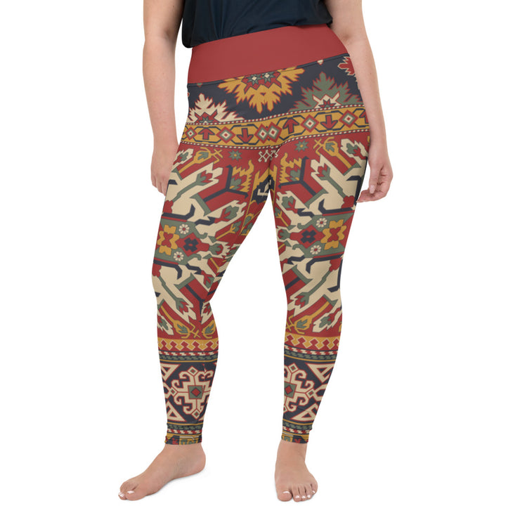 Athleisure Plus Size Leggings with great prints and colorful patterns like Athleisure leggings by Lululemon Athletica, Fabletics, Sweaty Betty, Under Armour, Nike and Adidas 