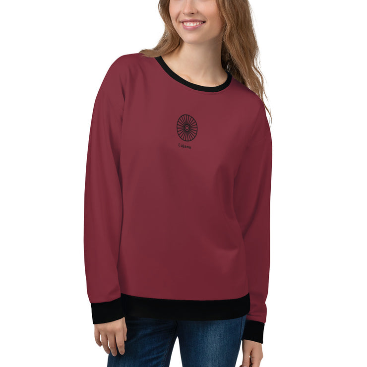 LSB "Classic" Pullover Fitness Sweatshirt in Biking Red