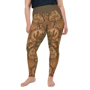 Athleisure Plus Size Leggings with great prints and colorful patterns like Athleisure leggings by Lululemon Athletica, Fabletics, Sweaty Betty, Under Armour, Nike and Adidas 