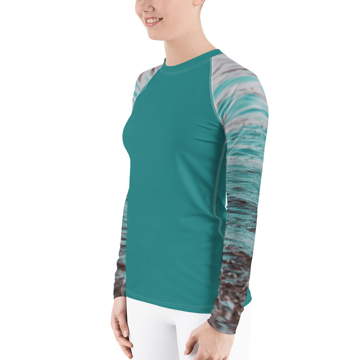 "Evening Tide" Land & Sea Fitness Top