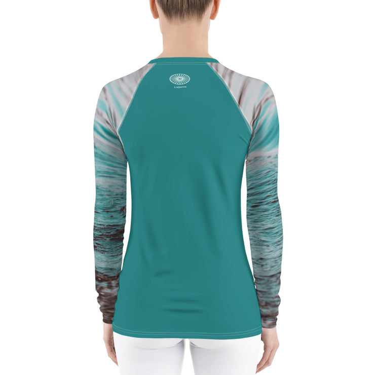 "Evening Tide" Land & Sea Fitness Top