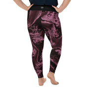 Athleisure Plus Size Leggings with great prints and colorful patterns like Athleisure leggings by Lululemon Athletica, Fabletics, Sweaty Betty, Under Armour, Nike and Adidas 