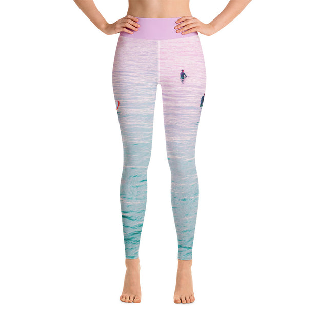 Activewear Athleisure Yoga Leggings similar to athleisure yoga leggings by Lululemon Athletica, Fabletics, Sweaty Betty, Under Armour, Nike, Nordstrom and Adidas for yoga, fitness, Pilates, workouts in moisture-wicking fabric, high fashion prints and bright colors for hiking, camping, surfing, running, swimming, snorkeling, and other outdoor activities as well as lounging, meditation, stretching and relaxing, all for the city girl