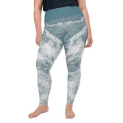 Athleisure Plus Size Leggings with great prints and colorful patterns like Athleisure leggings by Lululemon Athletica, Fabletics, Sweaty Betty, Under Armour, Nike and Adidas 