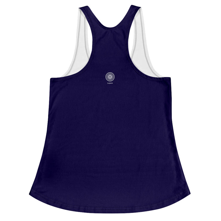 "Secret Garden" Racerback Fitness Tank Top