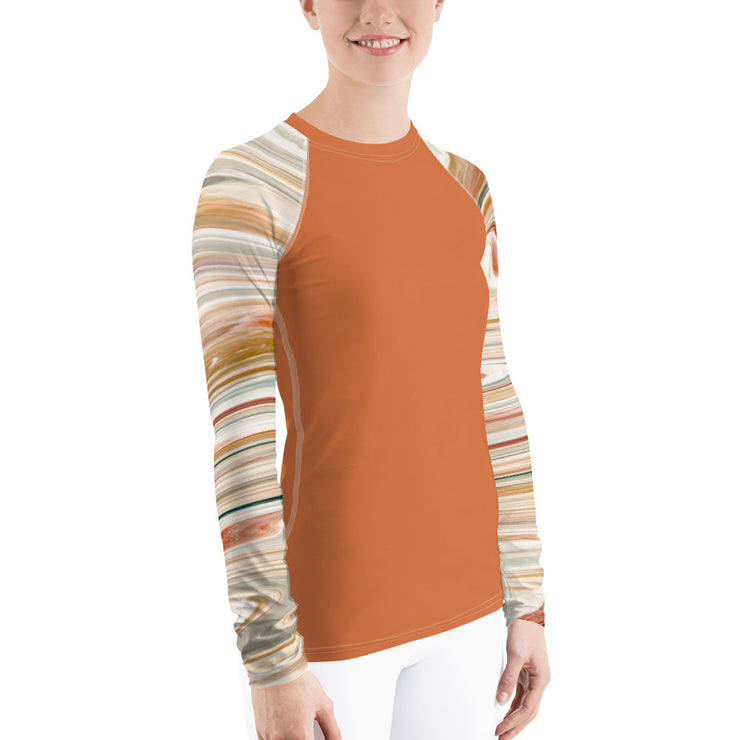 "Sahara Sands" Land & Sea Fitness Top