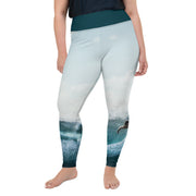 Athleisure Plus Size Leggings with great prints and colorful patterns like Athleisure leggings by Lululemon Athletica, Fabletics, Sweaty Betty, Under Armour, Nike and Adidas 