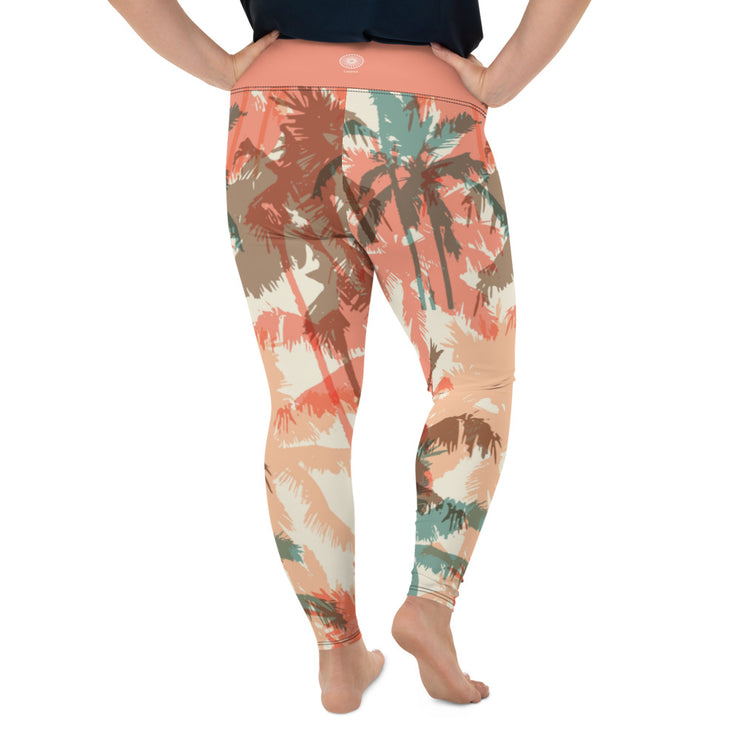 Athleisure Plus Size Leggings with great prints and colorful patterns like Athleisure leggings by Lululemon Athletica, Fabletics, Sweaty Betty, Under Armour, Nike and Adidas 