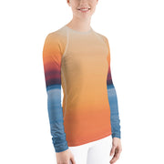 "Dawn on the Lake" Land & Sea Fitness Top