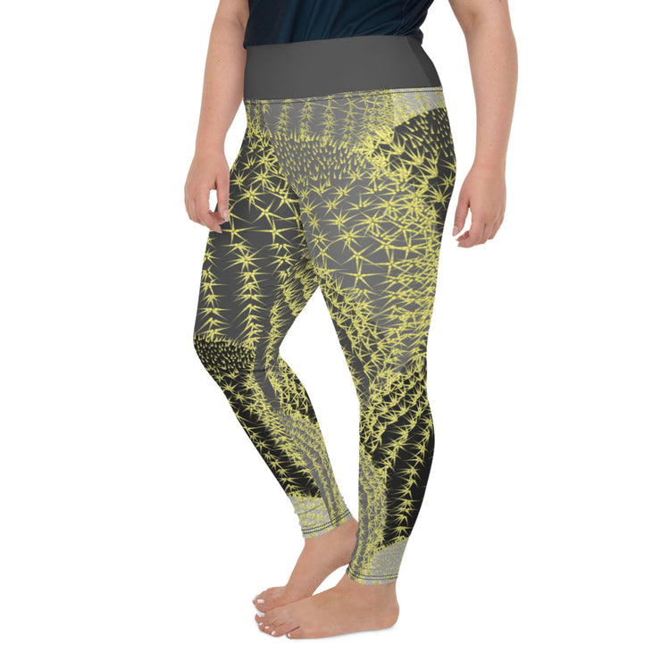 Athleisure Plus Size Leggings with great prints and colorful patterns like Athleisure leggings by Lululemon Athletica, Fabletics, Sweaty Betty, Under Armour, Nike and Adidas 