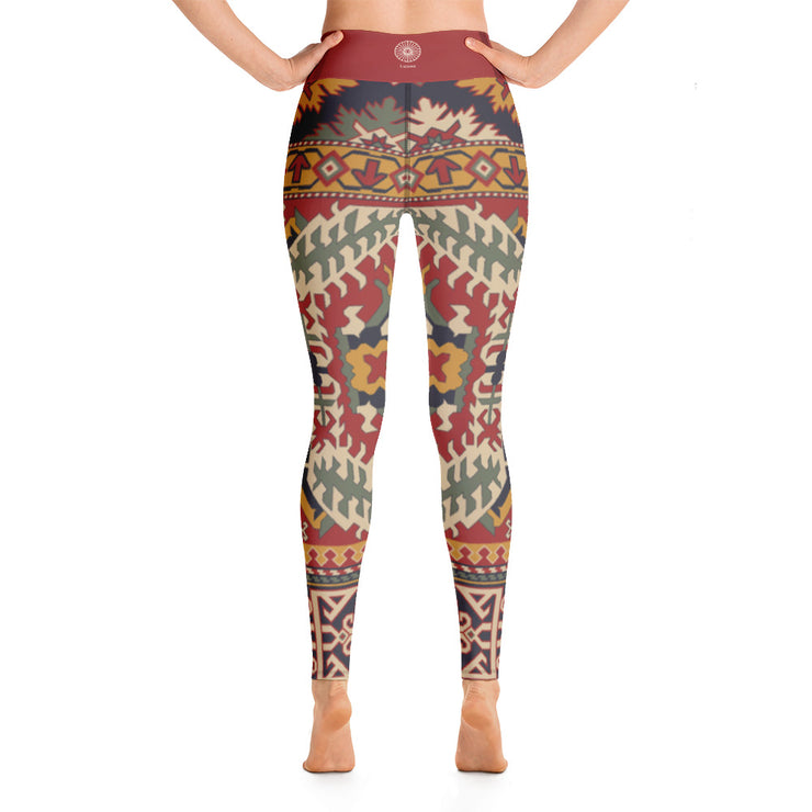 Activewear Athleisure Yoga Leggings similar to athleisure yoga leggings by Lululemon Athletica, Fabletics, Sweaty Betty, Under Armour, Nike, Nordstrom and Adidas for yoga, fitness, Pilates, workouts in moisture-wicking fabric, high fashion prints and bright colors for hiking, camping, surfing, running, swimming, snorkeling, and other outdoor activities as well as lounging, meditation, stretching and relaxing, all for the city girl