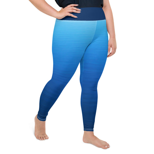 Athleisure Plus Size Leggings with great prints and colorful patterns like Athleisure leggings by Lululemon Athletica, Fabletics, Sweaty Betty, Under Armour, Nike and Adidas 