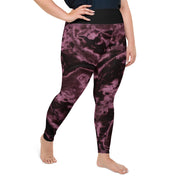 Athleisure Plus Size Leggings with great prints and colorful patterns like Athleisure leggings by Lululemon Athletica, Fabletics, Sweaty Betty, Under Armour, Nike and Adidas 