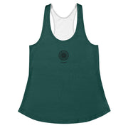 LSB Racerback Fitness Tank Top in Forest Biome