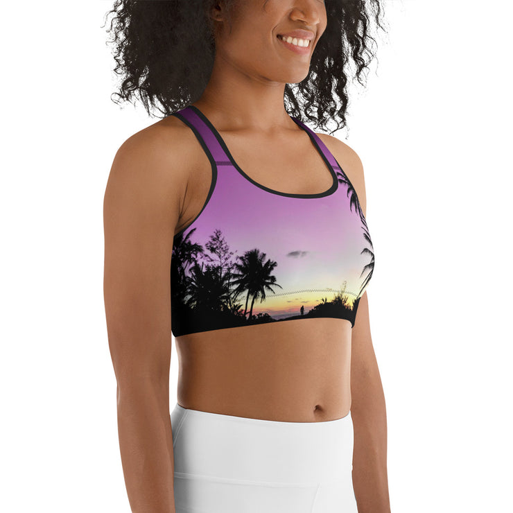 "Glorious Sunset" Unpadded Fitness Bra