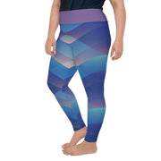 Athleisure Plus Size Leggings with great prints and colorful patterns like Athleisure leggings by Lululemon Athletica, Fabletics, Sweaty Betty, Under Armour, Nike and Adidas 