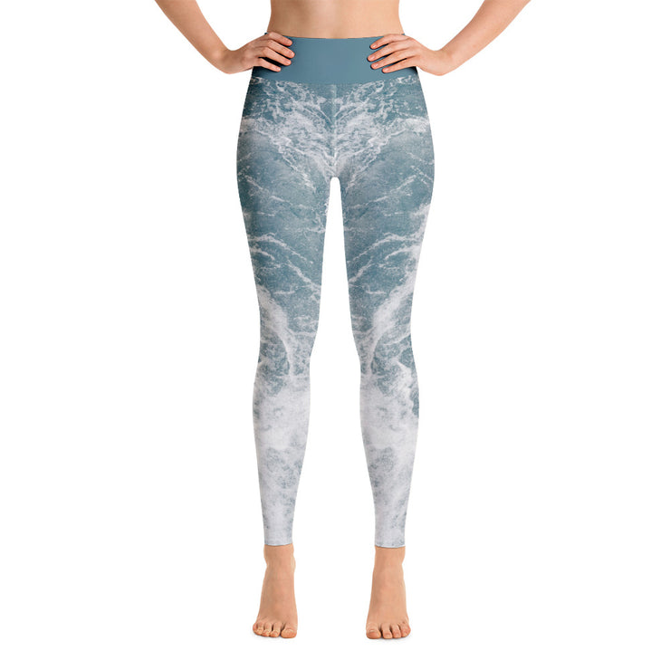 Activewear Athleisure Yoga Leggings similar to athleisure yoga leggings by Lululemon Athletica, Fabletics, Sweaty Betty, Under Armour, Nike, Nordstrom and Adidas for yoga, fitness, Pilates, workouts in moisture-wicking fabric, high fashion prints and bright colors for hiking, camping, surfing, running, swimming, snorkeling, and other outdoor activities as well as lounging, meditation, stretching and relaxing, all for the city girl