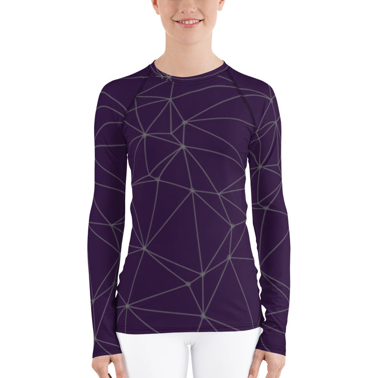 LSB Land & Sea Fitness Top in Deep Plum