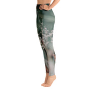 Activewear Athleisure Yoga Leggings similar to athleisure yoga leggings by Lululemon Athletica, Fabletics, Sweaty Betty, Under Armour, Nike, Nordstrom and Adidas for yoga, fitness, Pilates, workouts in moisture-wicking fabric, high fashion prints and bright colors for hiking, camping, surfing, running, swimming, snorkeling, and other outdoor activities as well as lounging, meditation, stretching and relaxing, all for the city girl