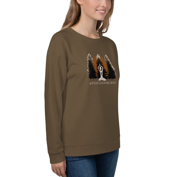 "Into the Forest" Pullover Fitness Sweatshirt