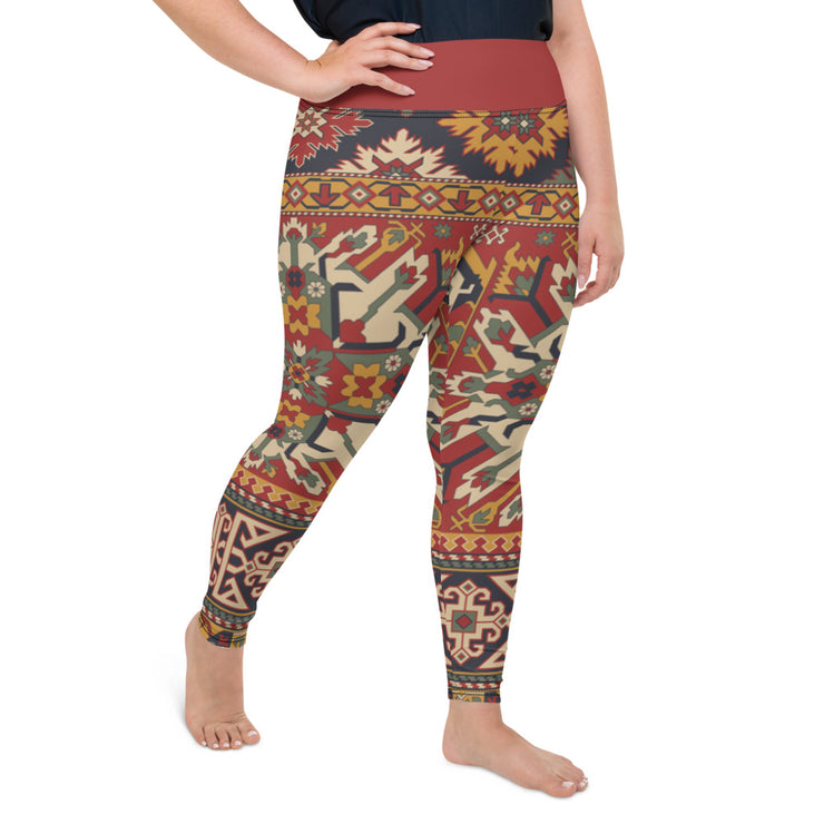 Athleisure Plus Size Leggings with great prints and colorful patterns like Athleisure leggings by Lululemon Athletica, Fabletics, Sweaty Betty, Under Armour, Nike and Adidas 