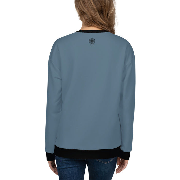 LSB "Classic" Pullover Fitness Sweatshirt in Stone Blue