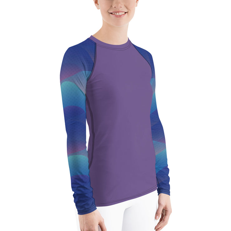 "Sonic Waves" Land & Sea Fitness Top