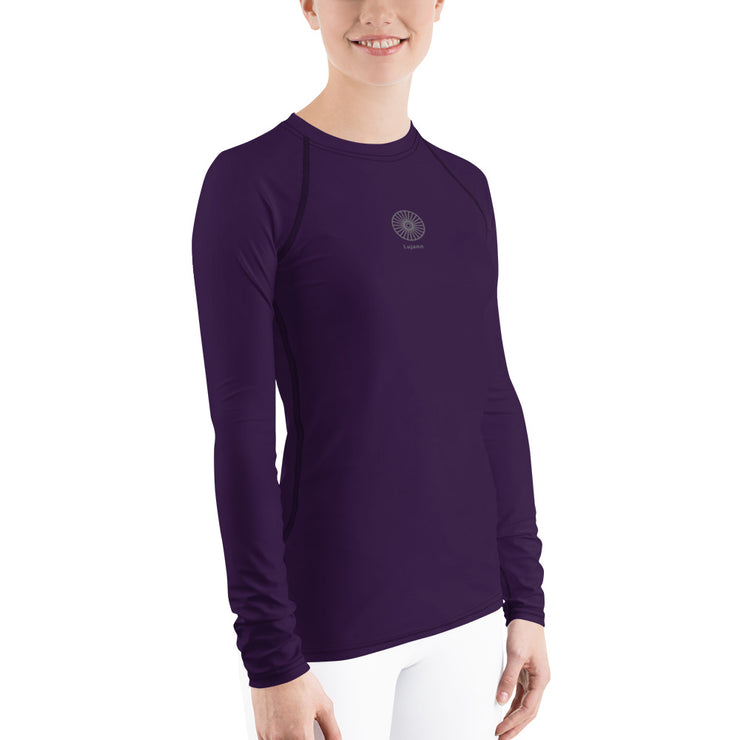 LSB Land & Sea Fitness Top in Deep Plum