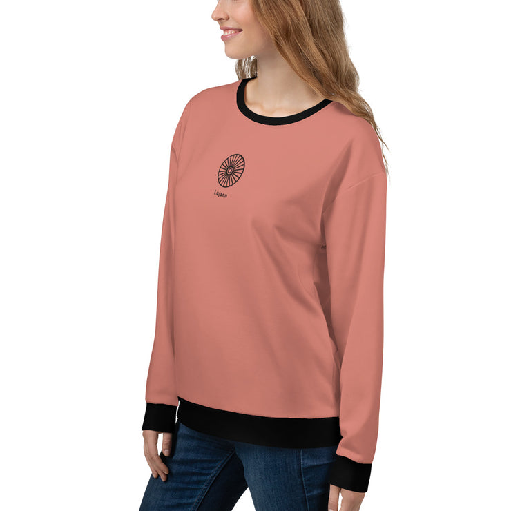 LSB "Classic" Pullover Fitness Sweatshirt in Crabapple