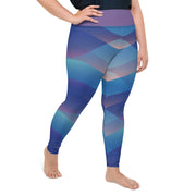 Athleisure Plus Size Leggings with great prints and colorful patterns like Athleisure leggings by Lululemon Athletica, Fabletics, Sweaty Betty, Under Armour, Nike and Adidas 