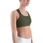 "Mindful Meditation" Unpadded Fitness Bra