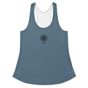 LSB Racerback Fitness Tank Top in Blue Stone