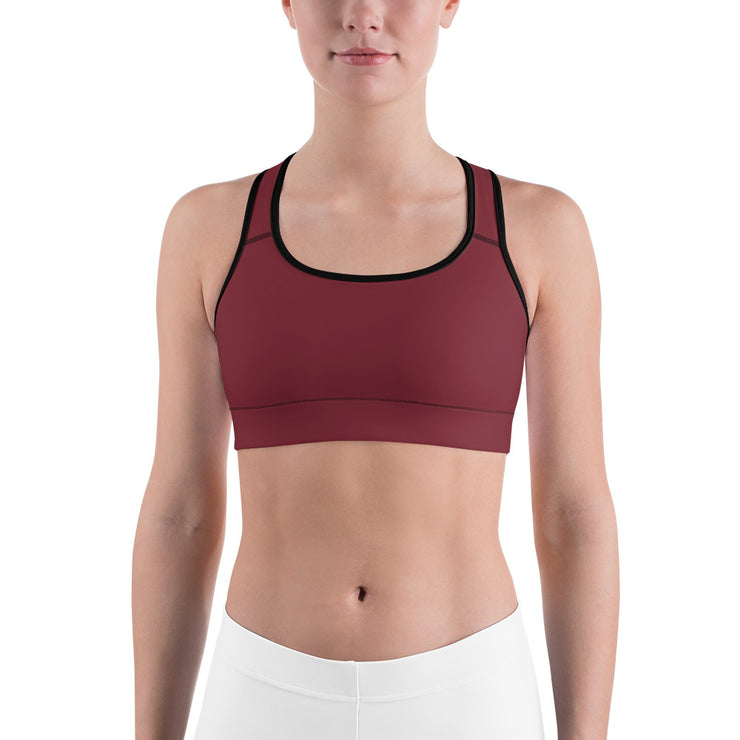 LSB Unpadded Fitness Bra in Biking Red