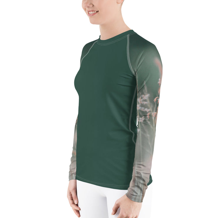 "Whispering Grass" Land & Sea Fitness Top