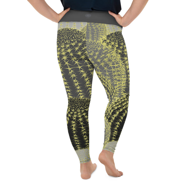 Athleisure Plus Size Leggings with great prints and colorful patterns like Athleisure leggings by Lululemon Athletica, Fabletics, Sweaty Betty, Under Armour, Nike and Adidas 