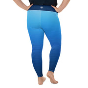 Athleisure Plus Size Leggings with great prints and colorful patterns like Athleisure leggings by Lululemon Athletica, Fabletics, Sweaty Betty, Under Armour, Nike and Adidas 